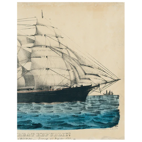 Clipper Ship (p32) 11x14" Rectangle Tray