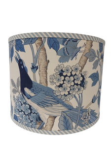 Blue Song Bird Lamp Shade