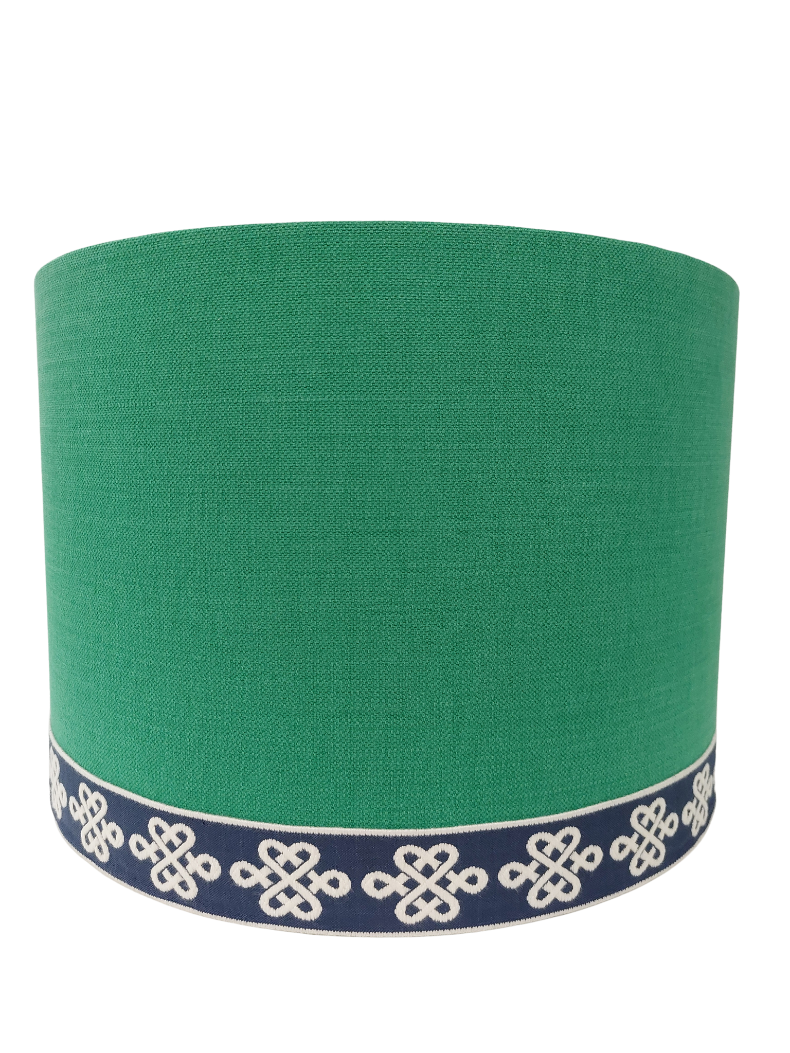 Emerald Navy Trim Lamp Shade