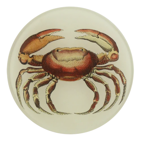 Oval Crab 4" Round Plate