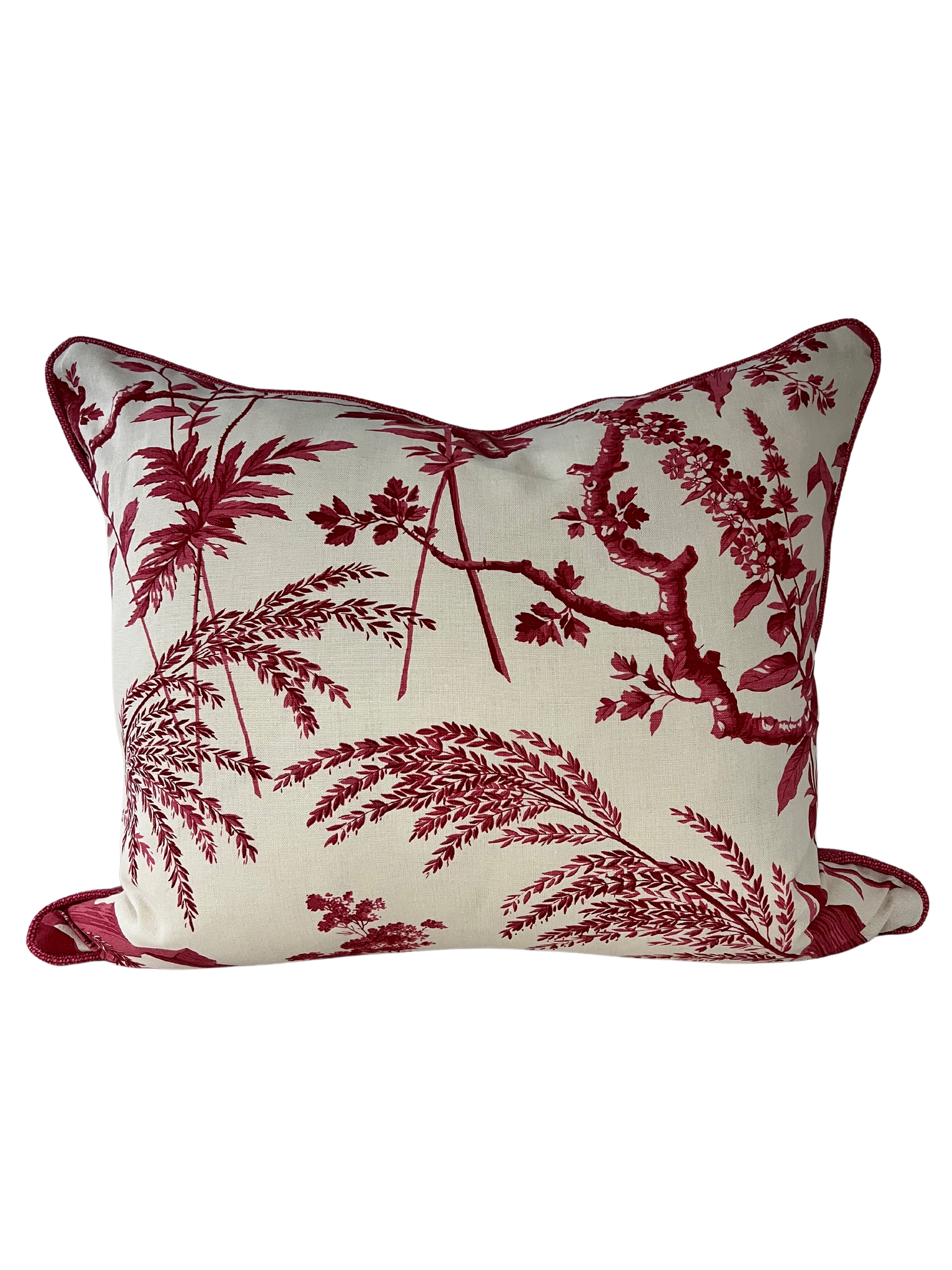 Magnolia Raspberry Garden Cushion 50x60cm