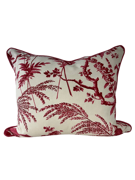 Magnolia Raspberry Garden Cushion 50x60cm