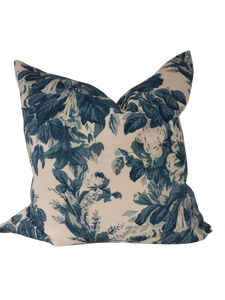 Magnolia Vintage Blue Rose Cushion 60x60cm