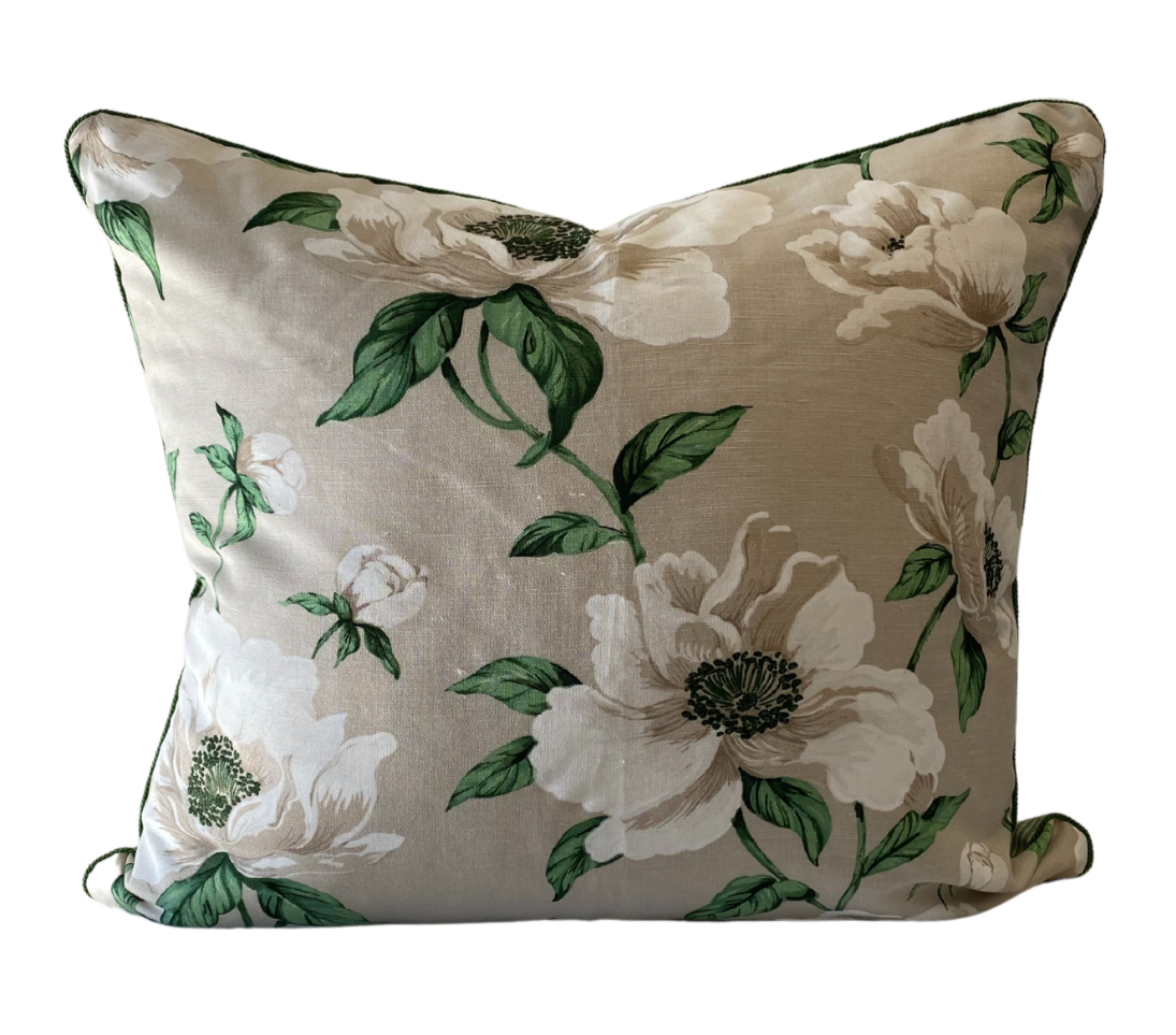 Asian Floral in Pearl Cushion 50x55cm