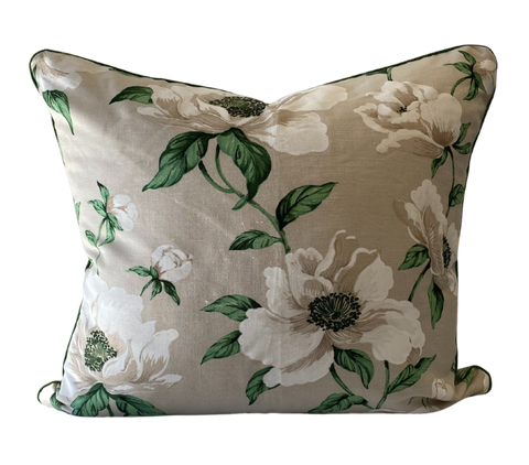 Asian Floral in Pearl Cushion 50x55cm