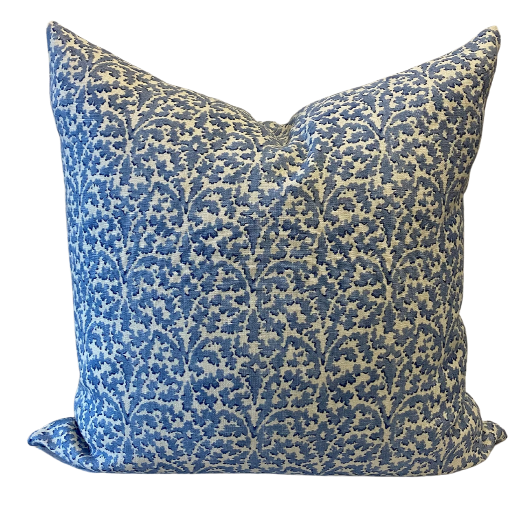 Blue Fern Cushion 60x60cm
