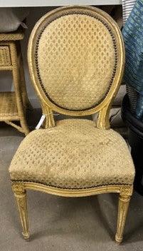 Set of 6 French Medallion Backed Dining Chairs