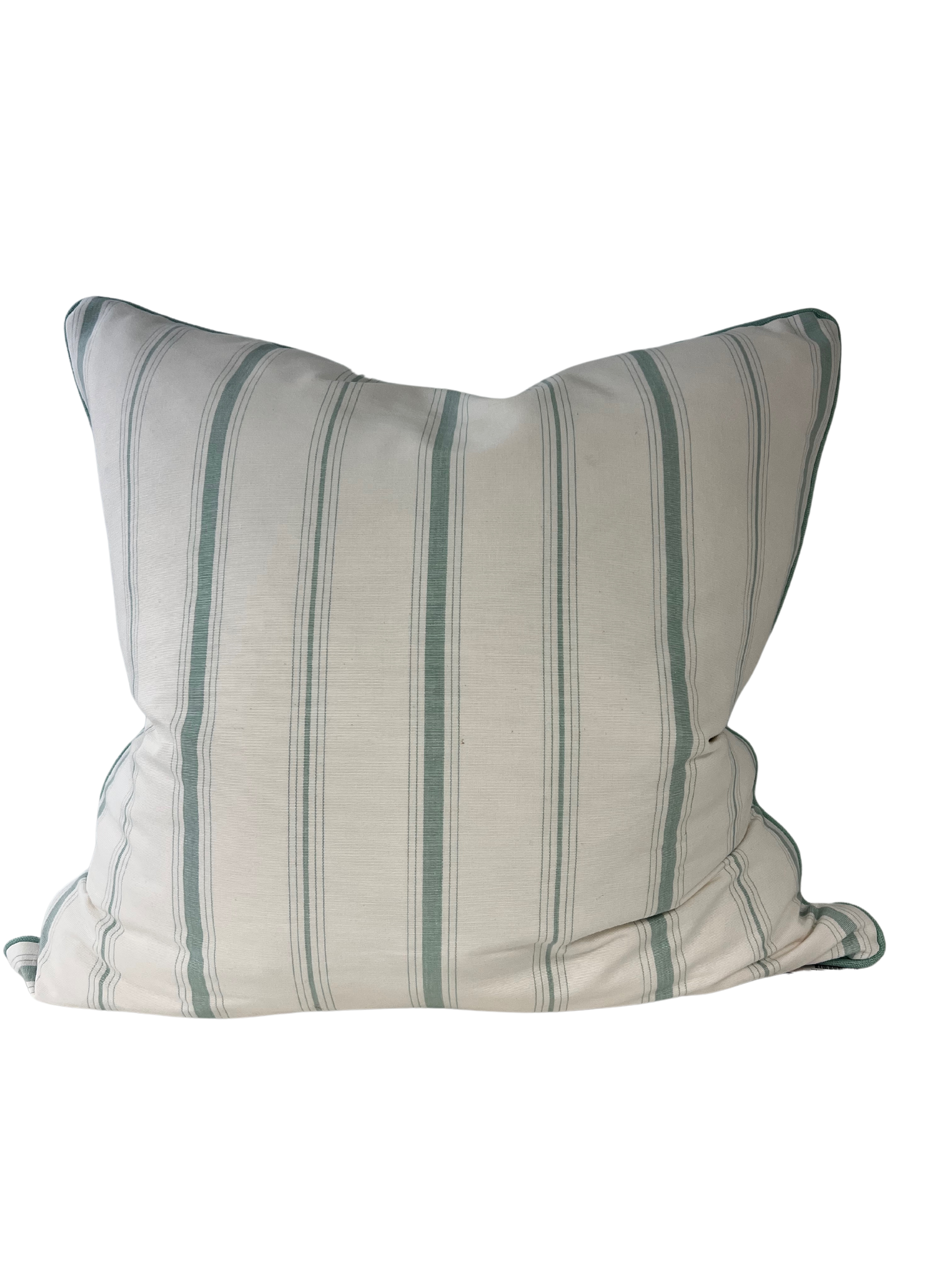 Magnolia Sea Glass Stripe Cushion 65x65cm