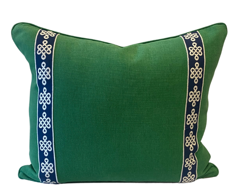Emerald with Trim Cushion 50x60cm