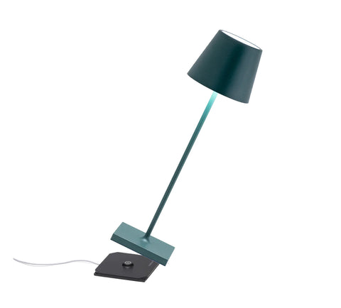 Dark Green Portable Lamp