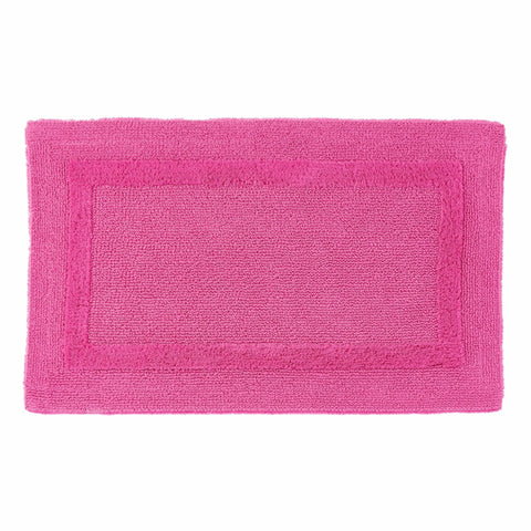 Egyptian Cotton Reversible Bath Mat - Happy Pink