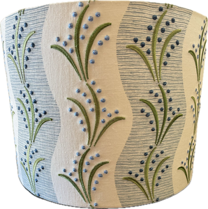 Floral Stripe Lamp Shade