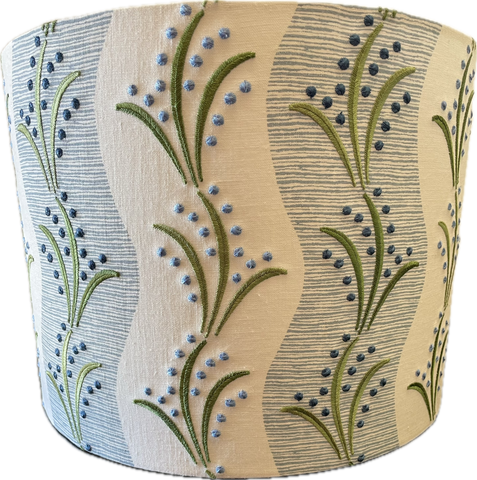 Floral Stripe Lamp Shade