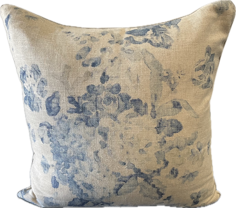 Magnolia Jardin Blue Cushion 55 x 55cm