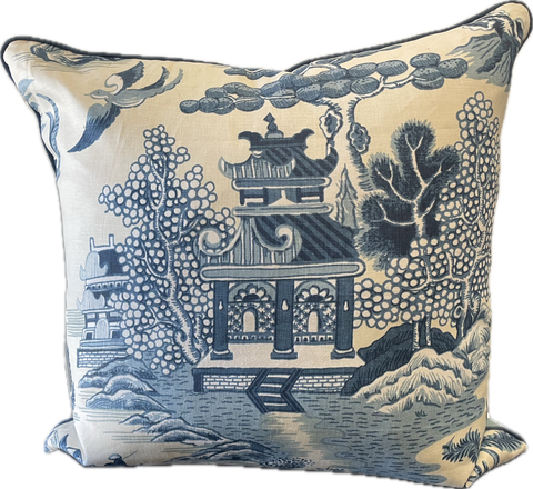 Magnolia Blue Palace Cushion 65 x 65cm