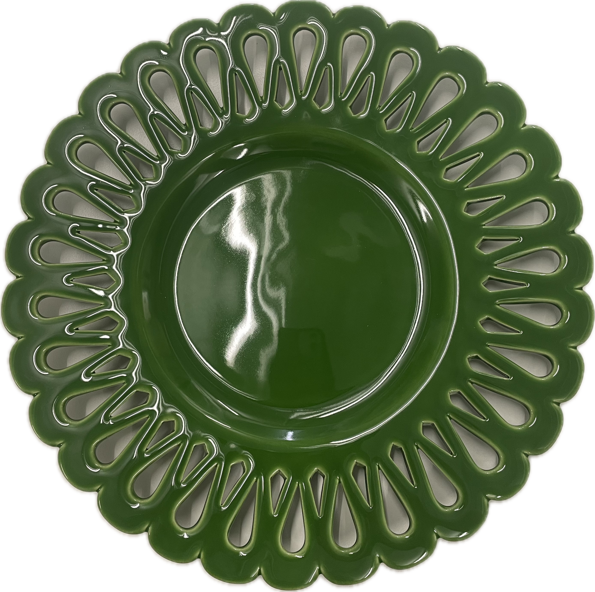 Chevet Charger Plate Green