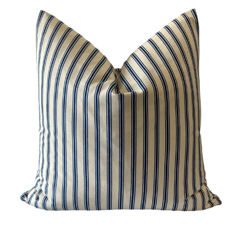 Mattress Ticking Stripe Cushion 60x60cm