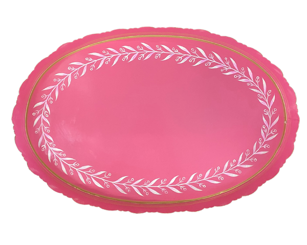 Pink Vine Tray, Medium