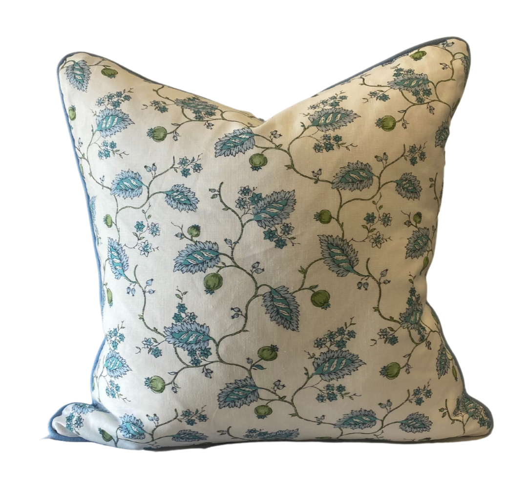 Pretty Vine in Blue Cushion 60x60cm