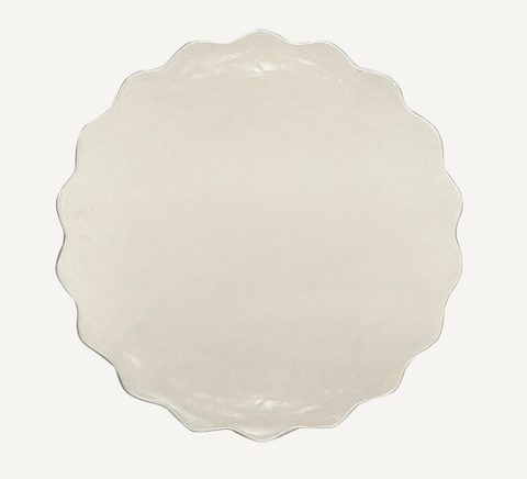 Scalloped Dinner Plate