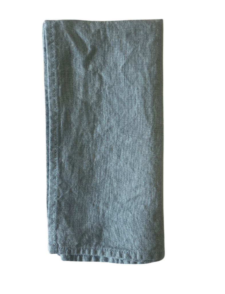 Scandinavian Blue Linen Napkins