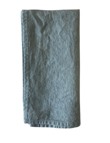 Scandinavian Blue Linen Napkins