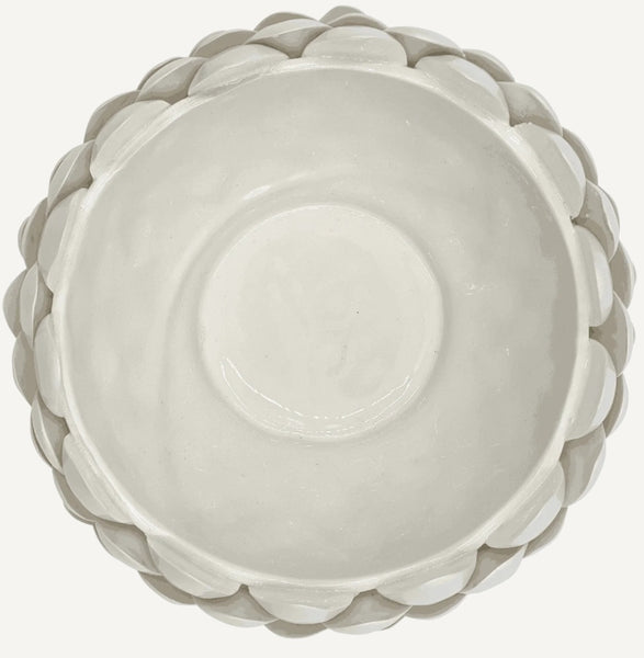 Extra Large Cream Artichoke Bowl