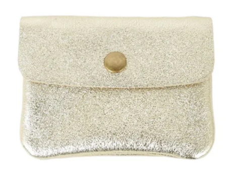 Coin Purse Metallic Gold