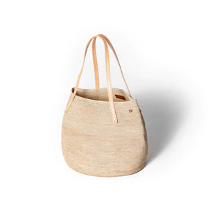 Raffia Shopper Tote