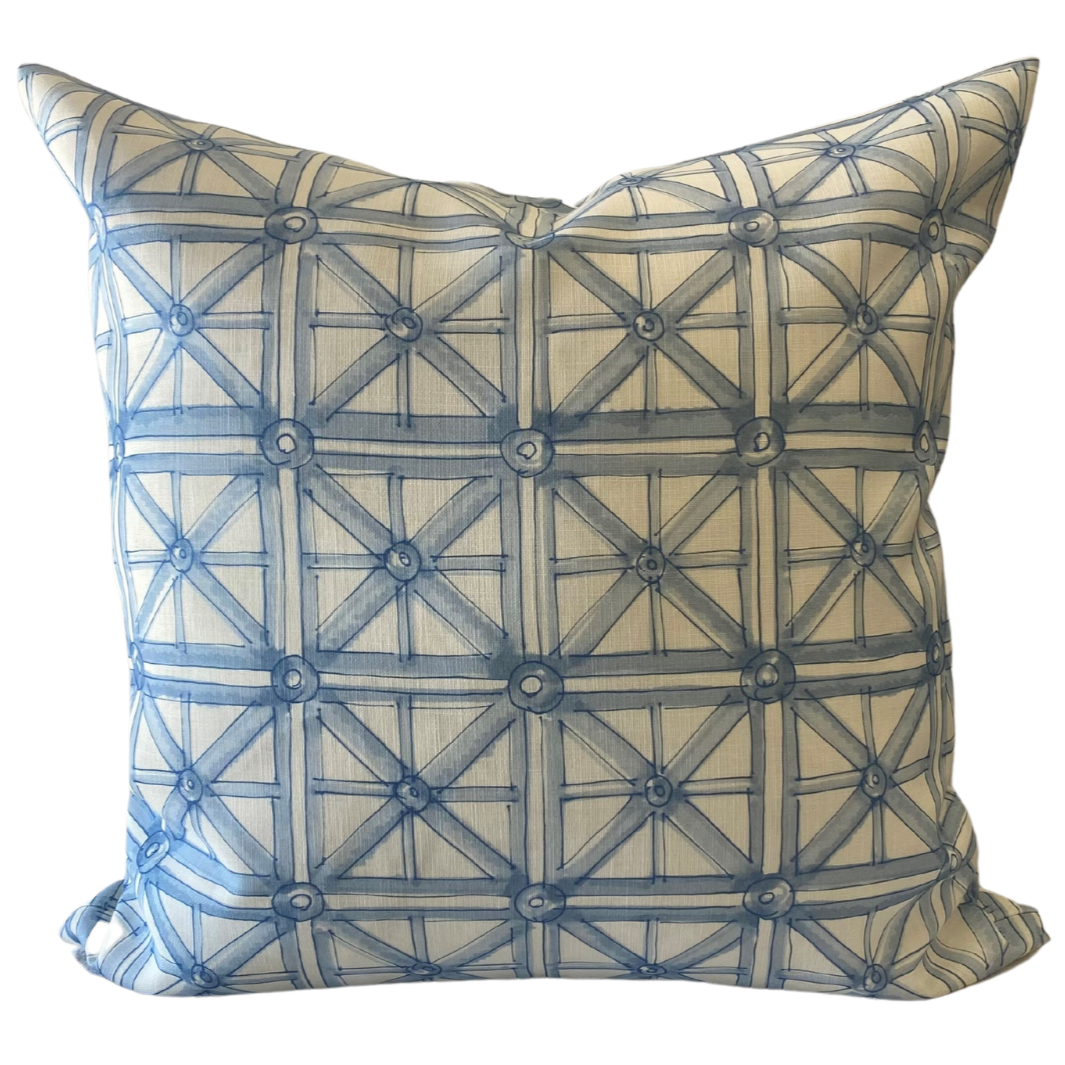 Sky Criss Cross Indoor/Outdoor Cushion 60x60cm