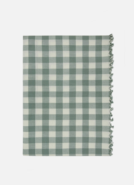 Gingham Sage 1.6 x 3.04m Tablecloth