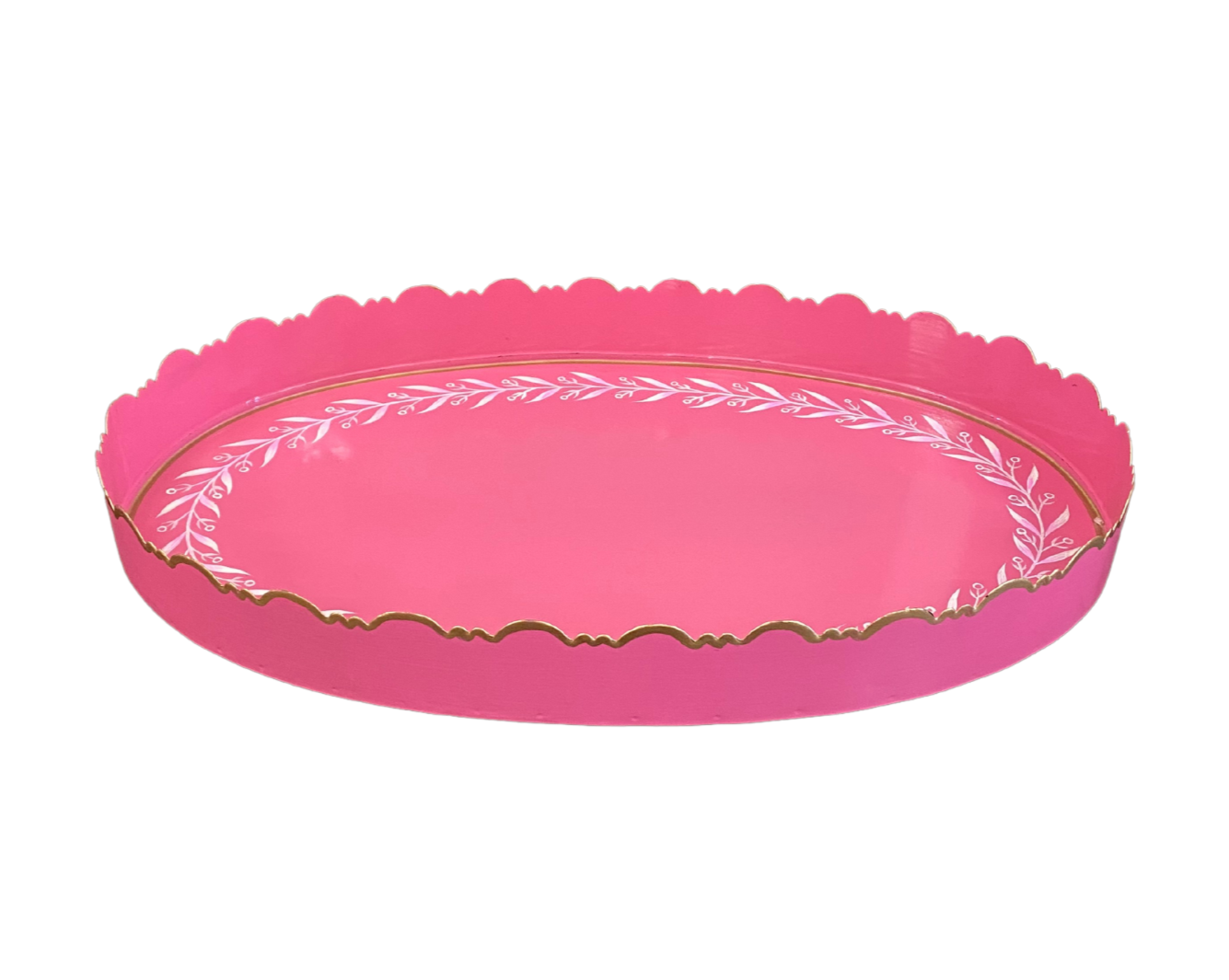 Pink Vine Tray, Medium