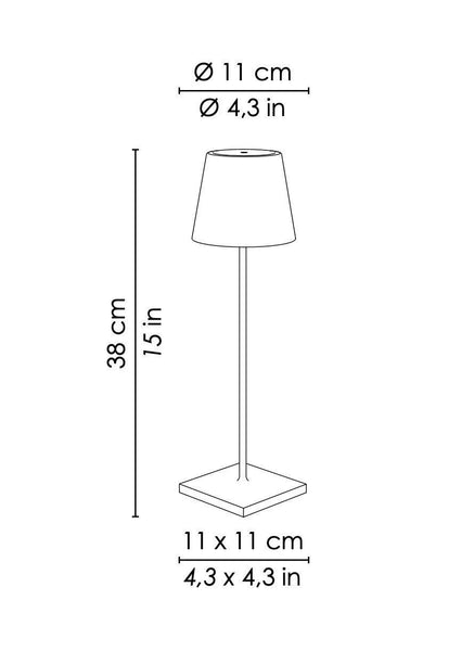 White Portable Lamp