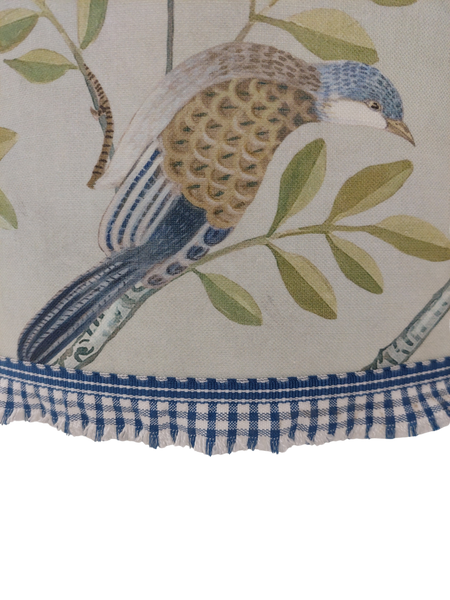 Aqua Chinoiserie Lamp Shade