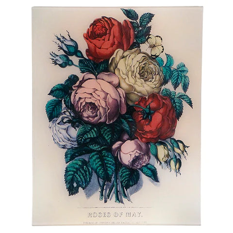 Roses of May 11x14" Rectangle Decorative Tray