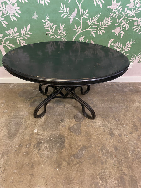 19th C Oval Bentwood Table