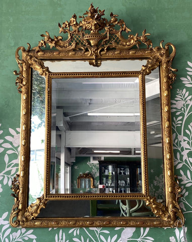 19th C Gilt Mirror (Beziers)
