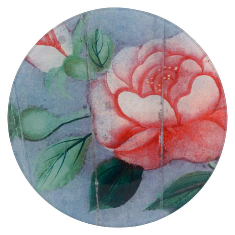 Large Rose 7" Round Plate