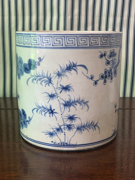 20cmH Cherry/Bamboo Orchid Pot
