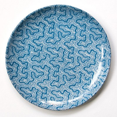 Corail Bleu Plate
