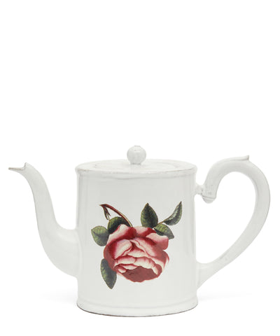 John Derian Rosa Centilolia Teapot