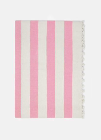 Striped Peony Tablecloth