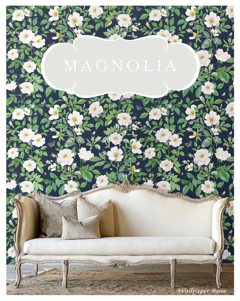 SAMPLE PACK - Magnolia Rosa Wallpaper