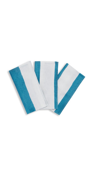 Blue Striped Linen Napkin
