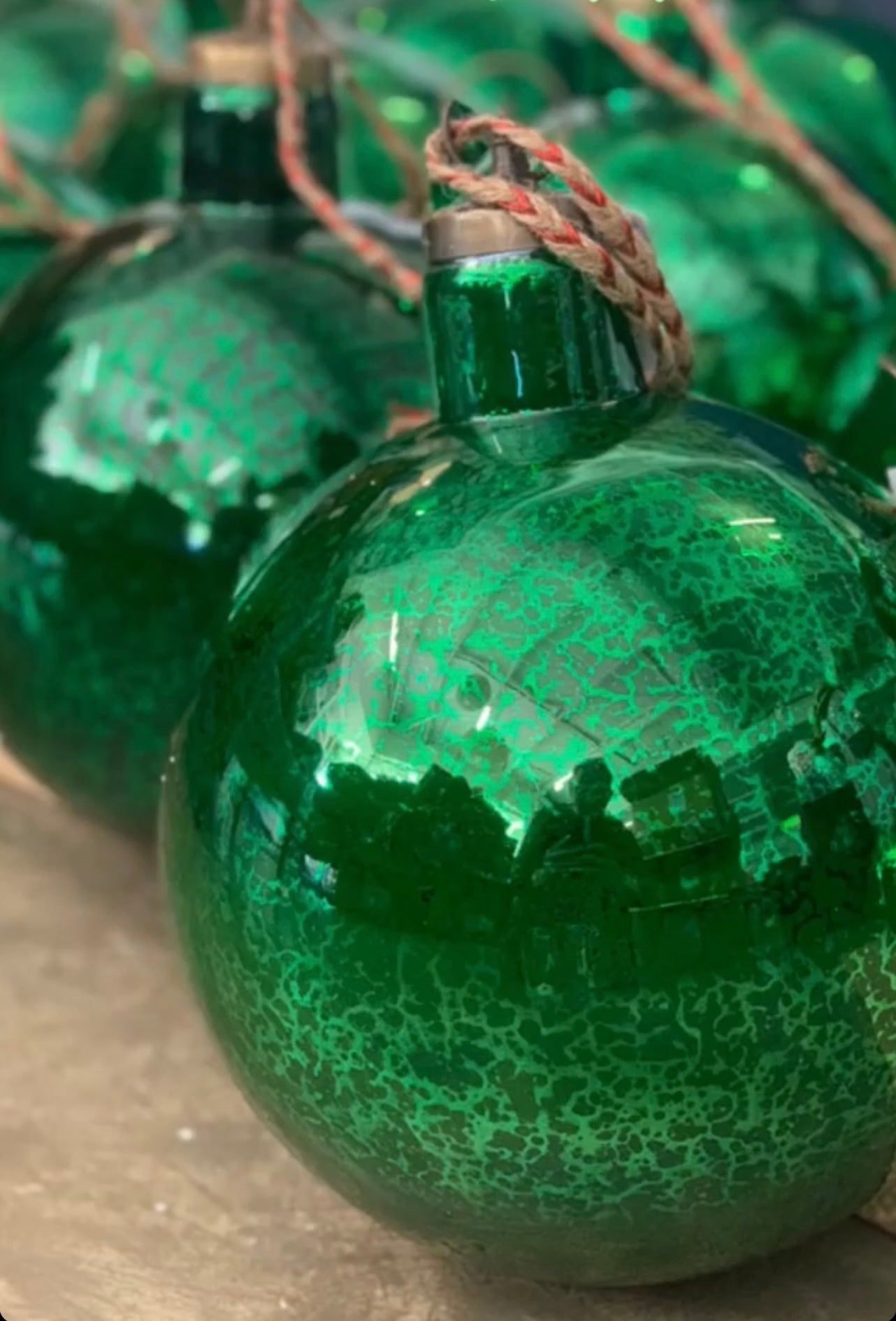 Large Glass Christmas Bauble 25cm